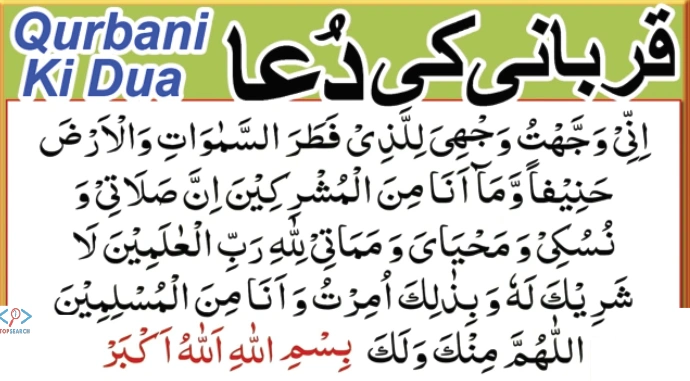 Arabic Dua Before Sacrifice